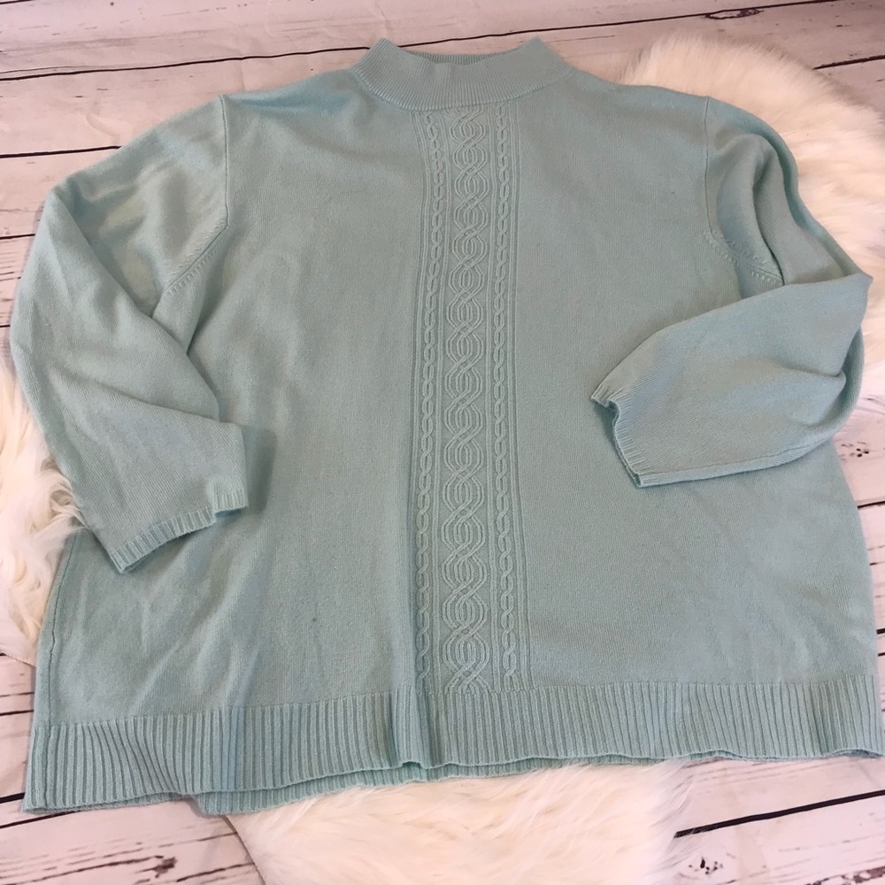 Dressbarn 22/24 blue sweater